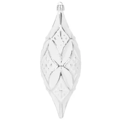   MagicHome karácsonyi dísz, ezüst, karácsonyfára, 2 db, 16 cm