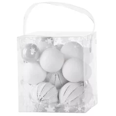 MagicHome karácsonyi gömbök, 31 db, 3-6 cm