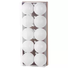 MagicHome karácsonyi gömbok, 10 db, 6 cm