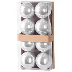 MagicHome karácsonyi gömbök, 8 db, 7 cm