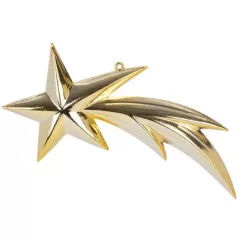 MagicHome karácsonyi dísz, 23 cm, üstökös, arany