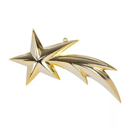 MagicHome karácsonyi dísz, 23 cm, üstökös, arany