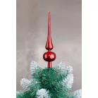 MagicHome csúcsdísz, 25 cm,  piros