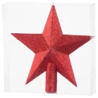 MagicHome karácsonyi dísz, 20 cm, csillag, piros