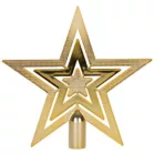 MagicHome karácsonyi dekoráció, 20 cm, csillag, arany