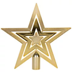 MagicHome karácsonyi dekoráció, 20 cm, csillag, arany