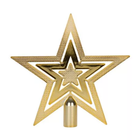 MagicHome karácsonyi dekoráció, 20 cm, csillag, arany