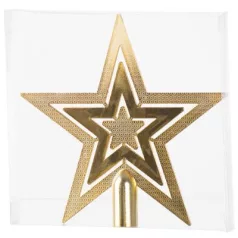 MagicHome karácsonyi dekoráció, 20 cm, csillag, arany