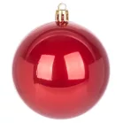 MagicHome karácsonyi gömbok, 6 db, piros, karácsonyfára, 8 cm