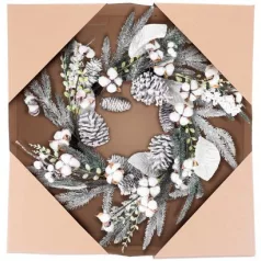 MagicHome karácsonyi koszorú, 60 x 60 x 14 cm