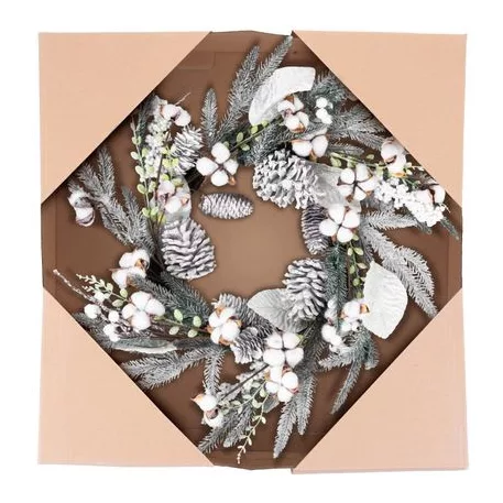 MagicHome karácsonyi koszorú, 60 x 60 x 14 cm