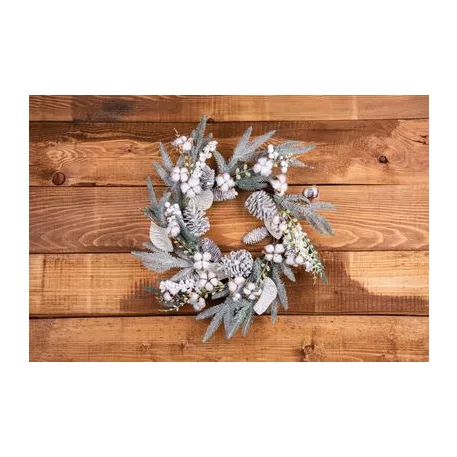 MagicHome karácsonyi koszorú, 60 x 60 x 14 cm