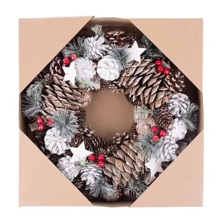 MagicHome karácsonyi koszorú, 37 x 9 x 37 cm