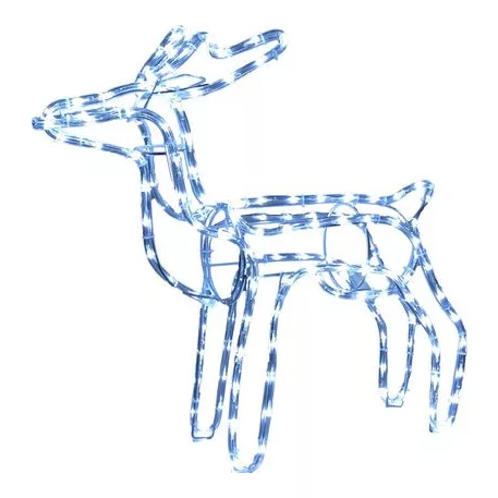 MagicHome karácsonyi dekoráció, Rénszarvas, LED, 230 V, 50 Hz, 59 x 27,5 x 64 cm