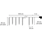 Fényfüzér MagicHome , 352 LED , 16 jégcsappal, 230 V, 50 Hz