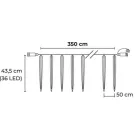 Fényfüzér MagicHome , 288 LED, 8 jégcsappal, 230 V, 50 Hz
