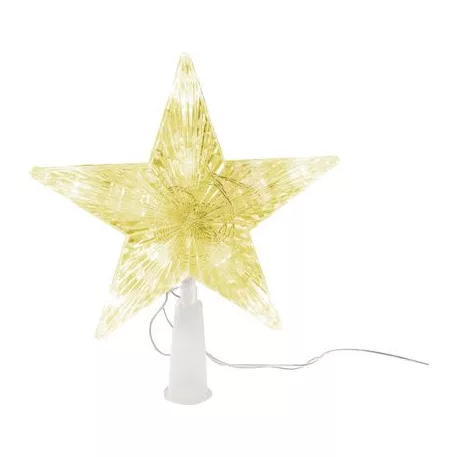 MagicHome Karácsonyi csillag, 10 LED, arany