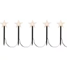 MagicHome Karácsony 5db csillag, LED, IP 44, kültéri