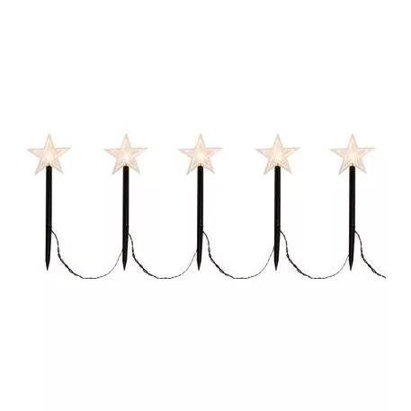 MagicHome Karácsony 5db csillag, LED, IP 44, kültéri
