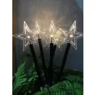 MagicHome Karácsony 5db csillag, LED, IP 44, kültéri