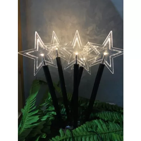 MagicHome Karácsony 5db csillag, LED, IP 44, kültéri
