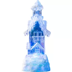   MagicHome karácsonyi Házikó, LED, színváltozó, 9,5 x 9,5 x 24,5 cm