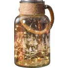 MagicHome karácsonyi dekoráció, Üvegkorsó, 30 LED