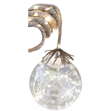 MagicHome karácsonyi Balldeco gömb, 50 m, meleg fehér, LED,  IP 20, beltéri