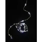 MagicHome Karácsonyi füzér, 20 m LED hideg fehér, 2x AA, IP 20, L-1,9 m