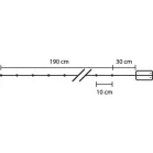 MagicHome Karácsonyi Stardeco WW, 20 m, LED, IP 20, belső, 1,9 m