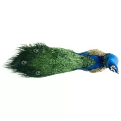 MagicHome karácsonyi dekoráció, páva, 52 x 20 x 33 cm