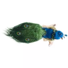 MagicHome karácsonyi dekoráció, páva, 24 x 12 x 32 cm