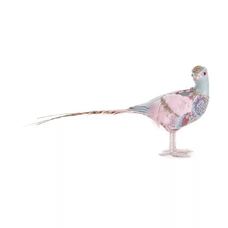 MagicHome karácsonyi dekoráció, fácán, 50 x 10 x 25 cm