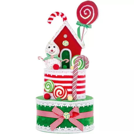 MagicHome Candy Line dekorációs torta, 27 x 57 cm