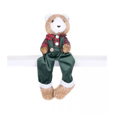 MagicHome karácsonyi dekoráció, Medve, 17 x 14 x 26 cm