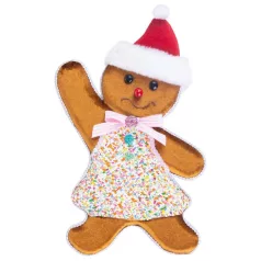 MagicHome Candy Line Mézeskalács bábu, 19 x 3 x 32 cm