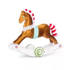 MagicHome Candy Line Mézeskalács hintaló, 30 x 12 x 26 cm