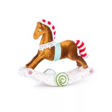 MagicHome Candy Line Mézeskalács hintaló, 30 x 12 x 26 cm