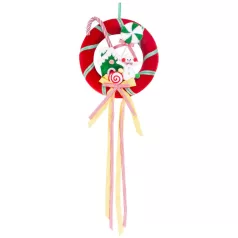 MagicHome Candy Line karácsonyi Koszorú, 40 x 95 cm