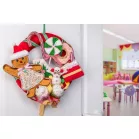 MagicHome Candy Line karácsonyi Koszorú, 40 x 95 cm