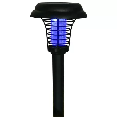 Strend Pro MOKI 57 rovarriasztó napelemes lámpa, UV LED, 13 x 42 cm, AA