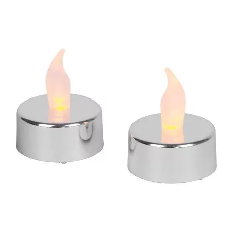 MagicHome karácsonyi gyertyák, LED,szürke