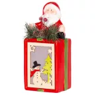 MagicHome karácsonyi dekoráció, LED, terrakotta, 9 x 8 x 17,7 cm