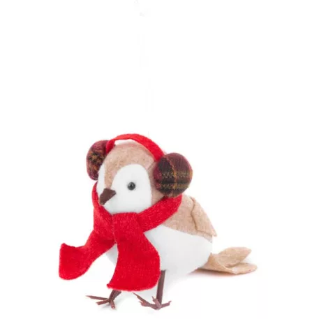 MagicHome karácsonyi dekoráció, Madár, 12 cm