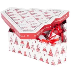 MagicHome karácsonyi gömbök, 6 db, 7,5 cm