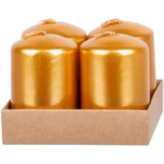 MagicHome adventi gyertya, 4 x 6 cm, arany