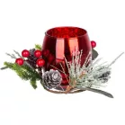 MagicHome karácsonyi gyertyatartó, 15,3 x 15,3 x 10 cm