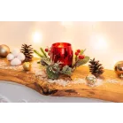 MagicHome karácsonyi gyertyatartó, 15,3 x 15,3 x 10 cm