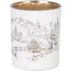 MagicHome karácsonyi gyertyatartó, 6 x 7 cm