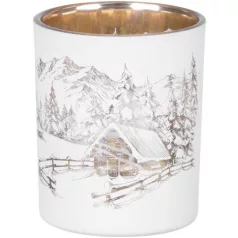 MagicHome karácsonyi gyertyatartó, 6 x 7 cm